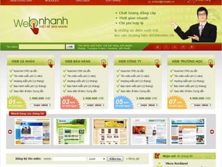 Website doanh nghiệp vừa và nhỏ. 