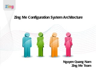 Zing Me Configuration System Architecture Nguyen Quang Nam Zing Me Team 