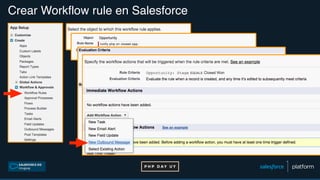 Crear Workflow rule en Salesforce
 