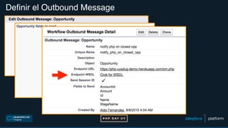 Definir el Outbound Message
 
