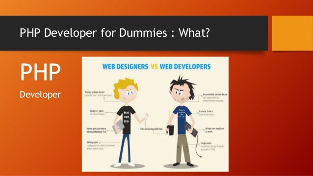 Seminar: PHP Developer for Dummies