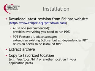 Eclipse Community Forums: PHP Development Tools (PDT) » Generate Methods in  PHP class