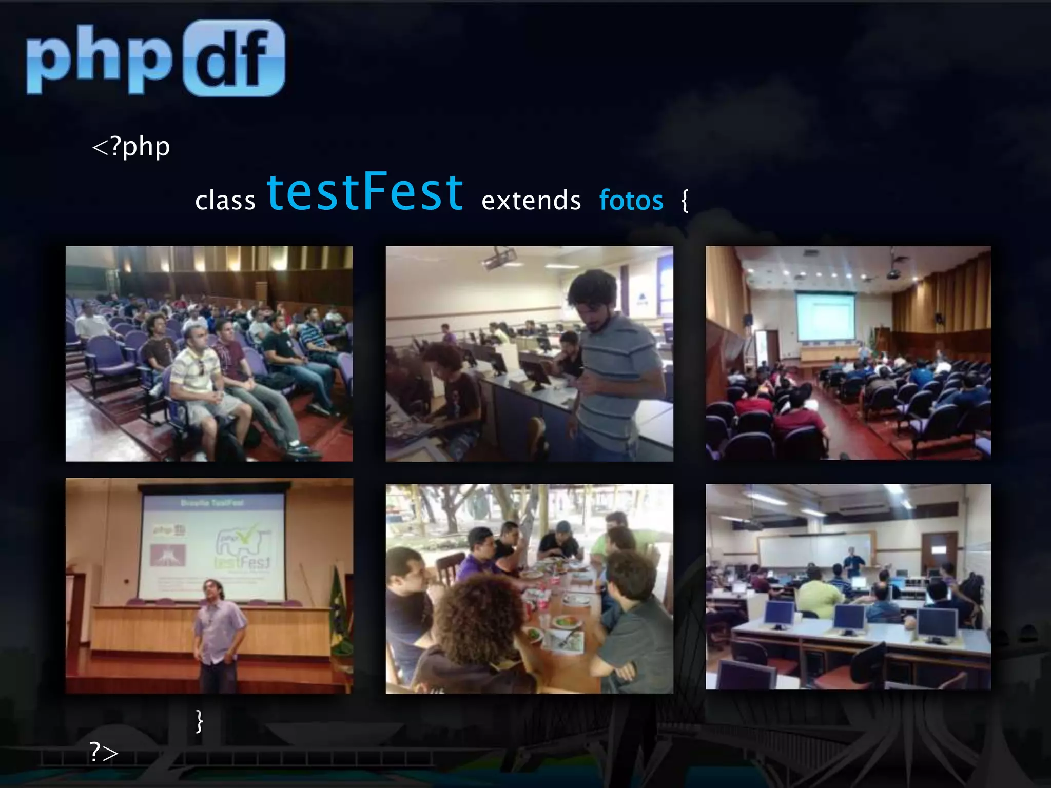 <?phpclassworkshop extendsdesenvolvimentoÁgil{	ObjetivoDesenvolver o software de inscrição do FLISOL.
