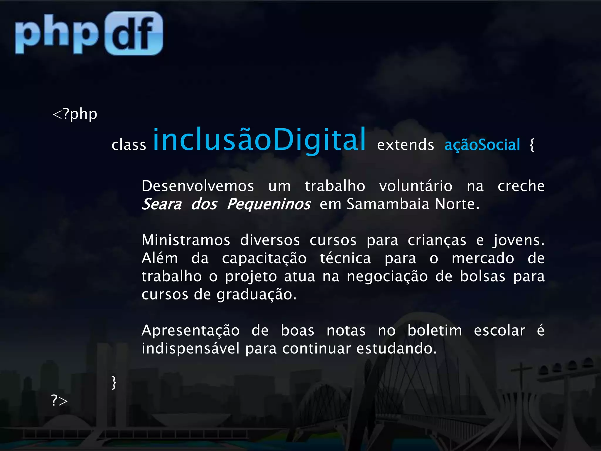  Selecionar voluntários.