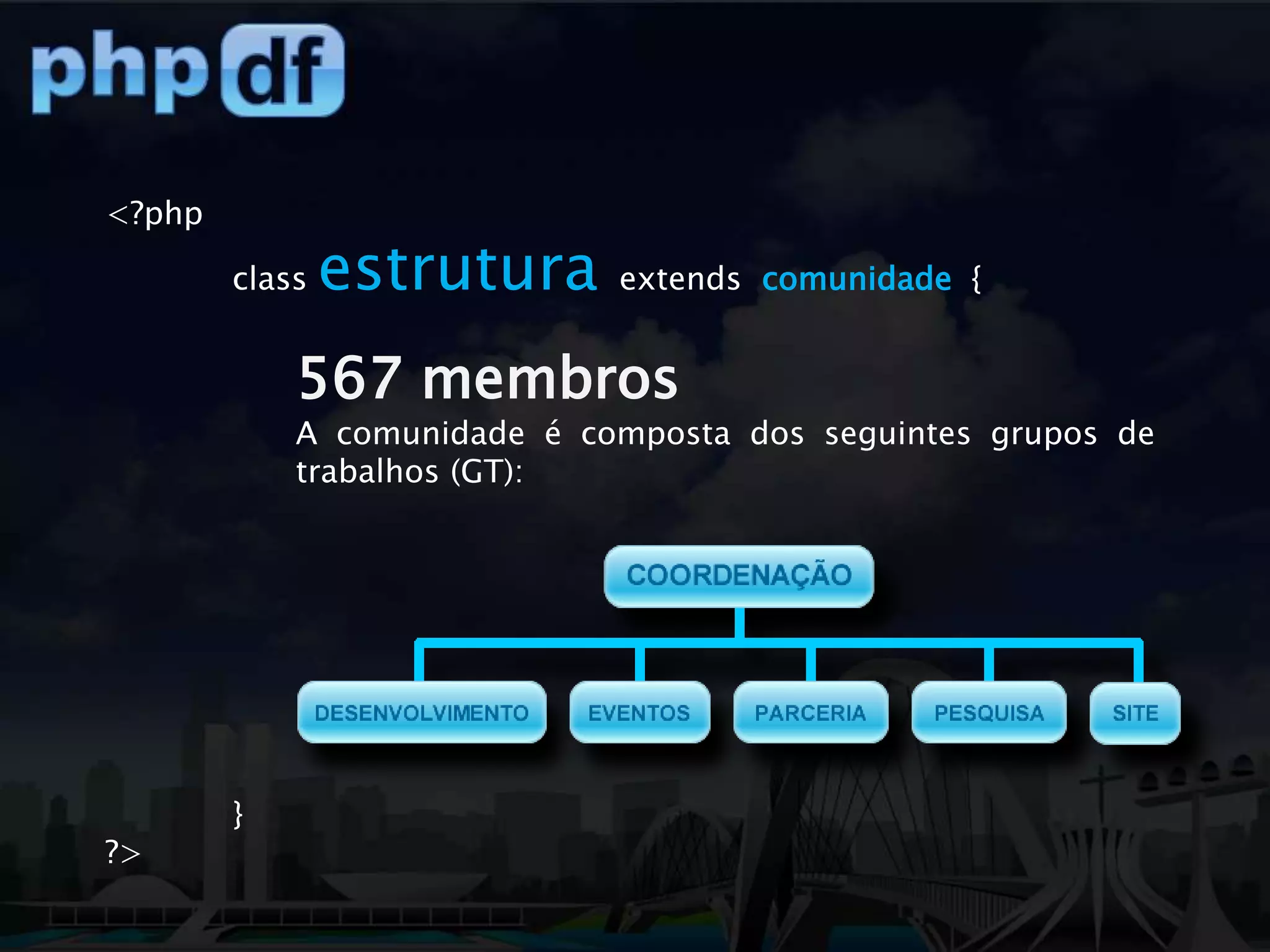  Promover o software livre e sua filosofia.