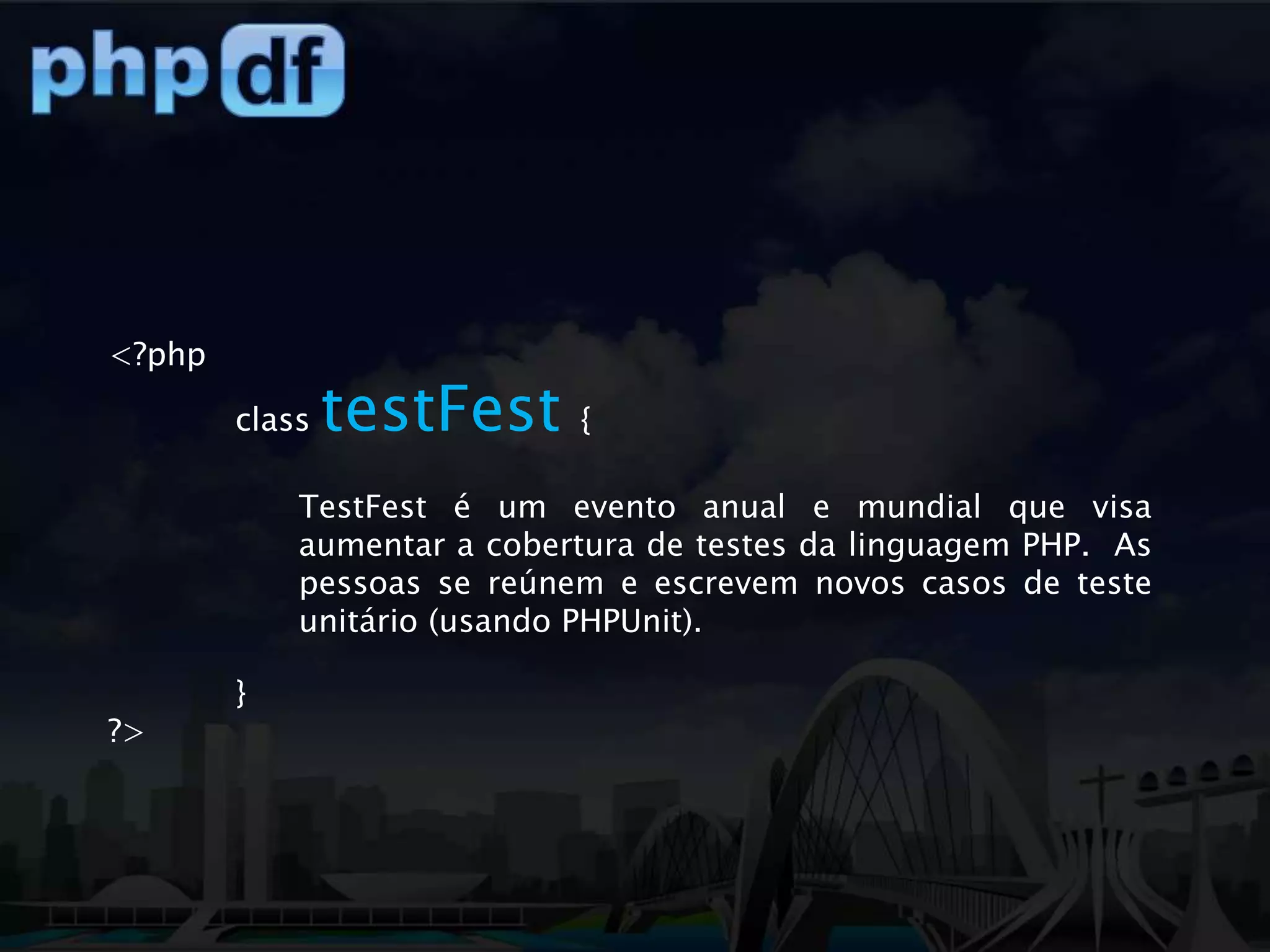 <?phpclassestruturaextendscomunidade  {567 membrosA comunidade é composta dos seguintes grupos de trabalhos (GT):	}?>