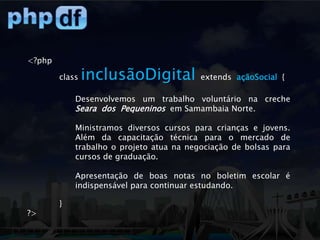  Selecionar voluntários.