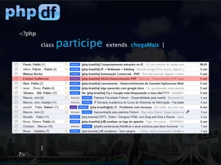  PHP e o Desenvolvimento Mobile Web.
