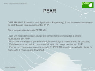 PHP e componentes reutilizáveis