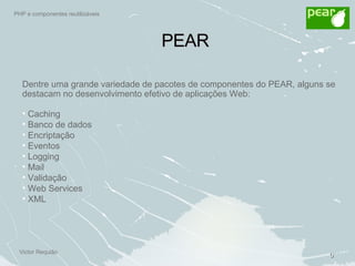 PHP e componentes reutilizáveis