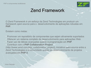 PHP e componentes reutilizáveis