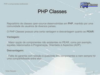 PHP e componentes reutilizáveis