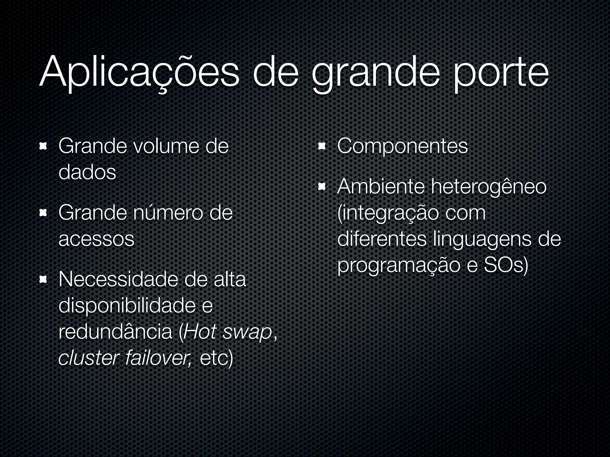 PHP para aplicações Web de grande porte