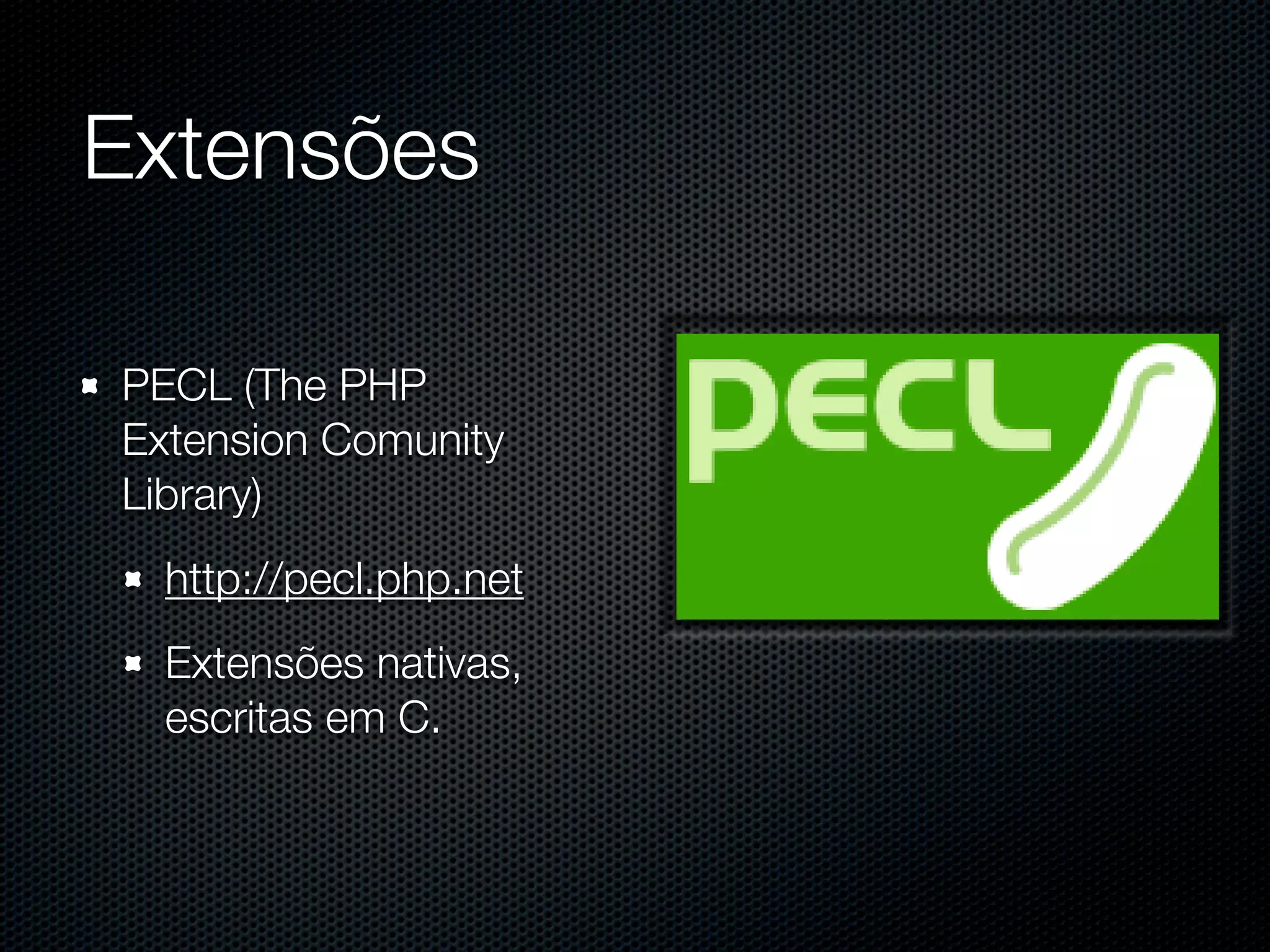 PHP para aplicações Web de grande porte