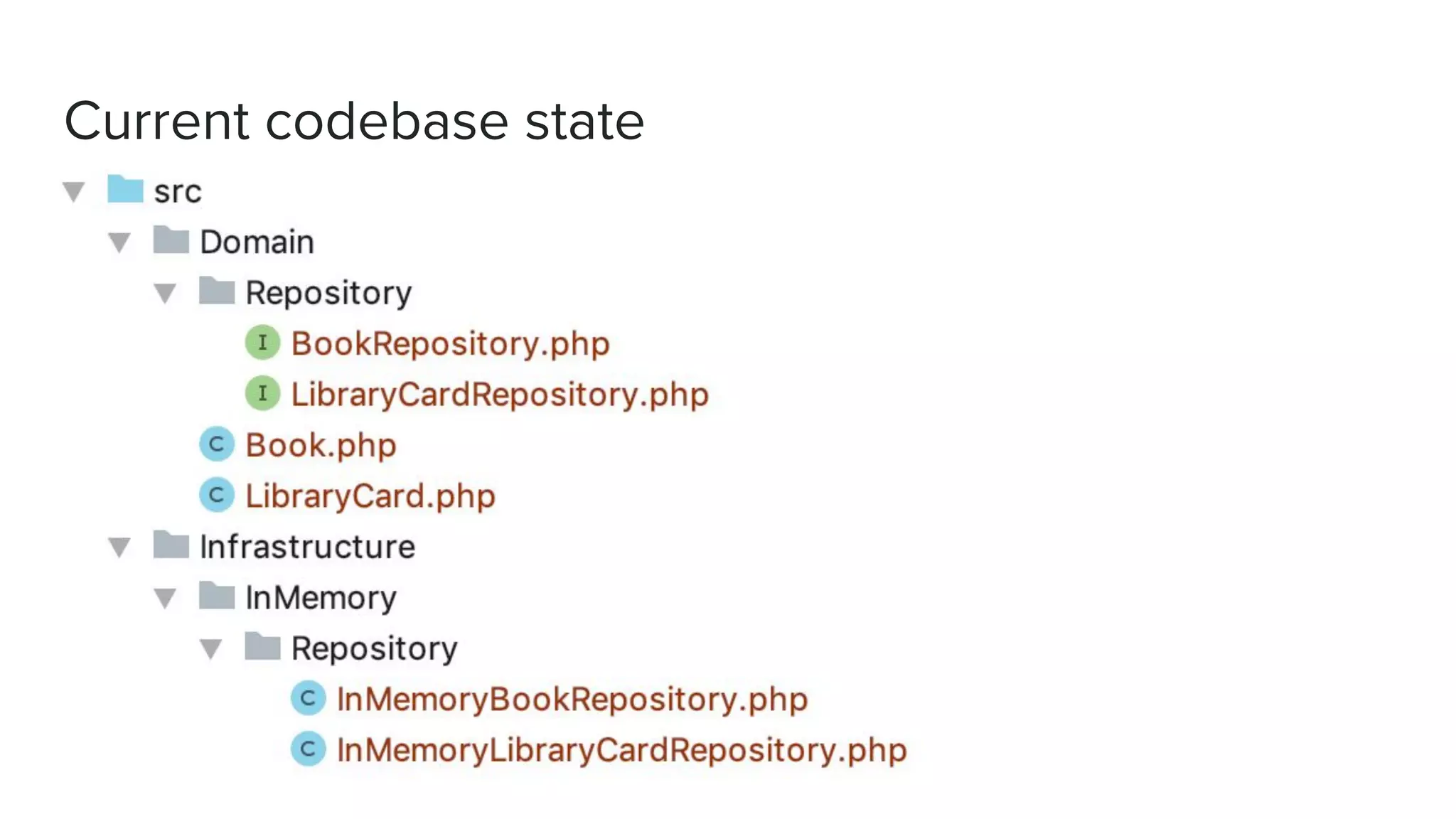 Current codebase state
 