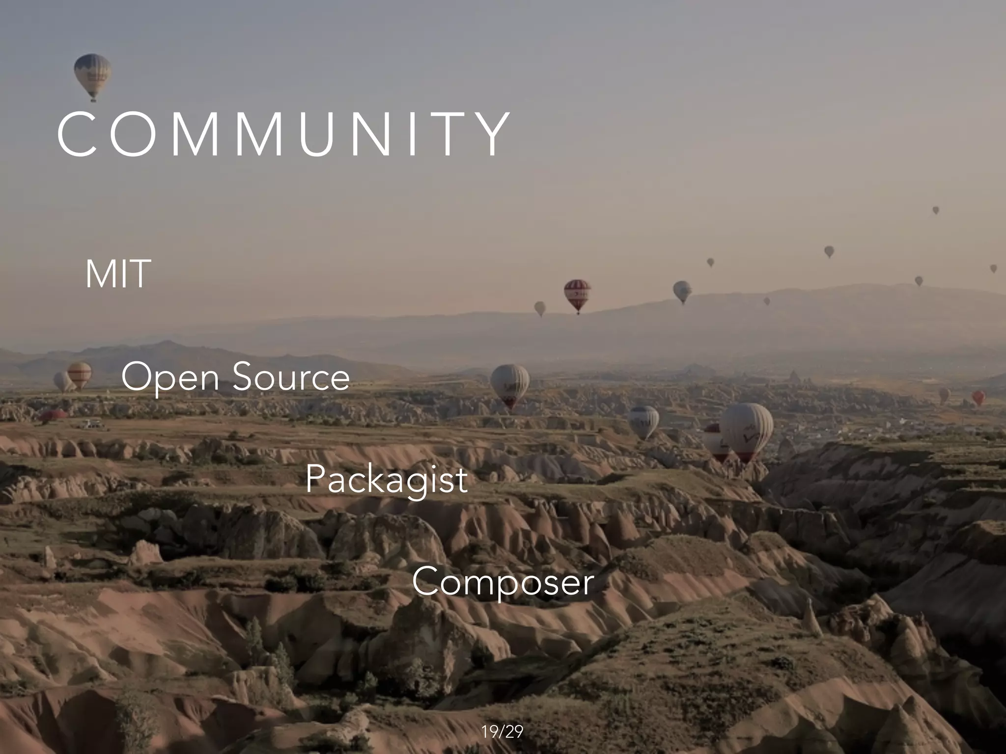 C O M M U N I T Y
MIT
Open Source
Packagist
Composer
/2919
 