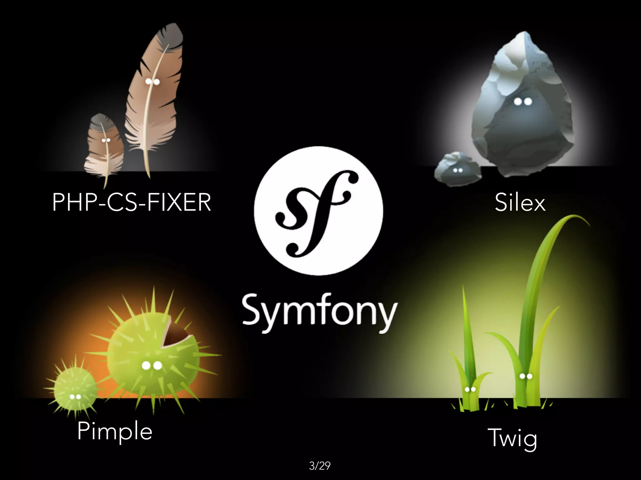 Silex
Twig
PHP-CS-FIXER
Pimple
/293
 