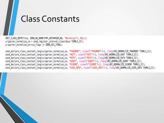 Class Constants
 
