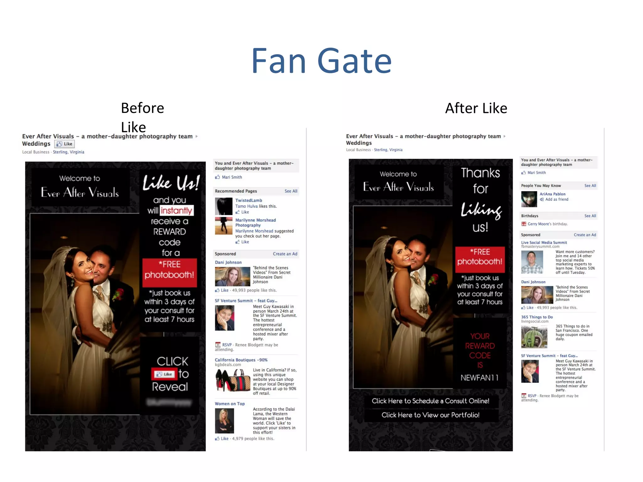 Fan Gate Before Like After Like 