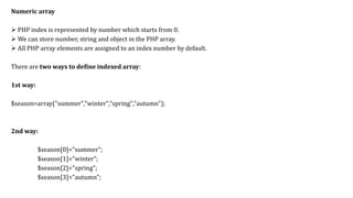 PHP FUNCTIONS AND ARRAY.pptx