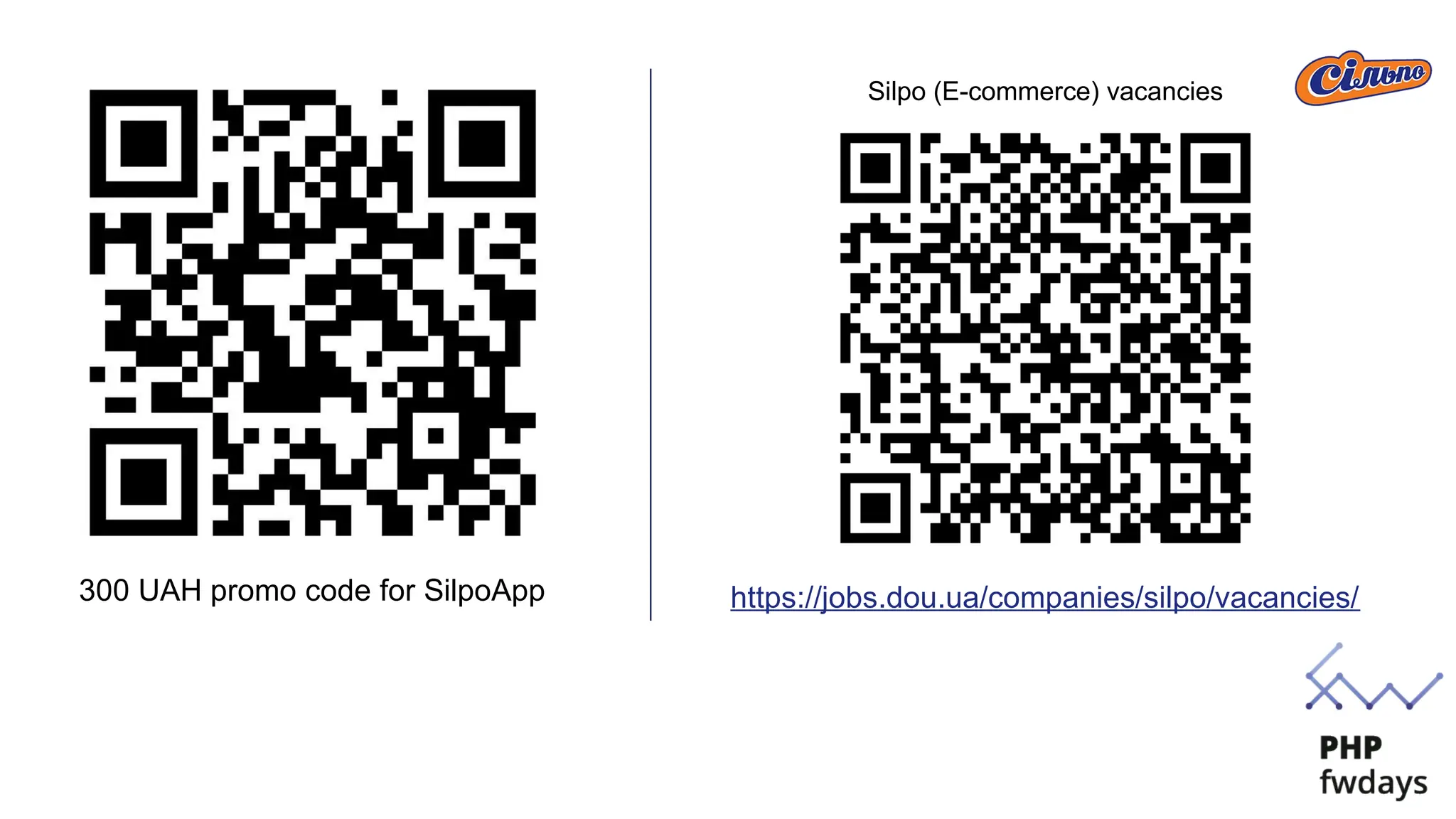 300 UAH promo code for SilpoApp https://jobs.dou.ua/companies/silpo/vacancies/
Silpo (E-commerce) vacancies
 