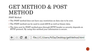 Form Handling using PHP | PPT image.