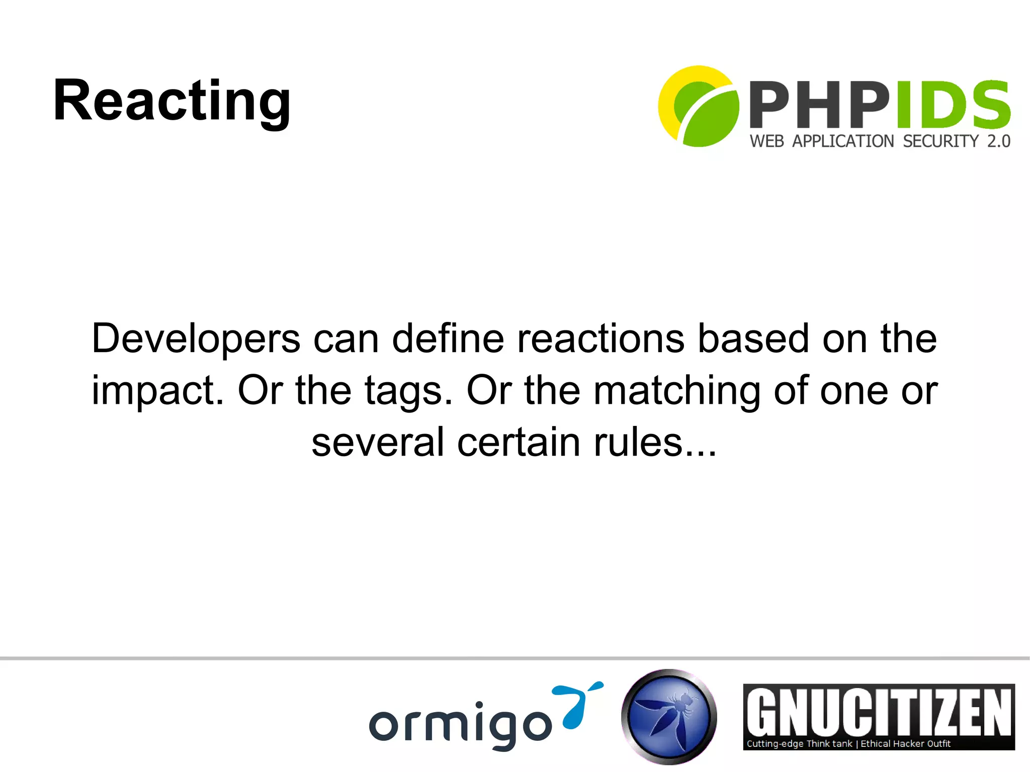 OWASP PHPIDS talk slides