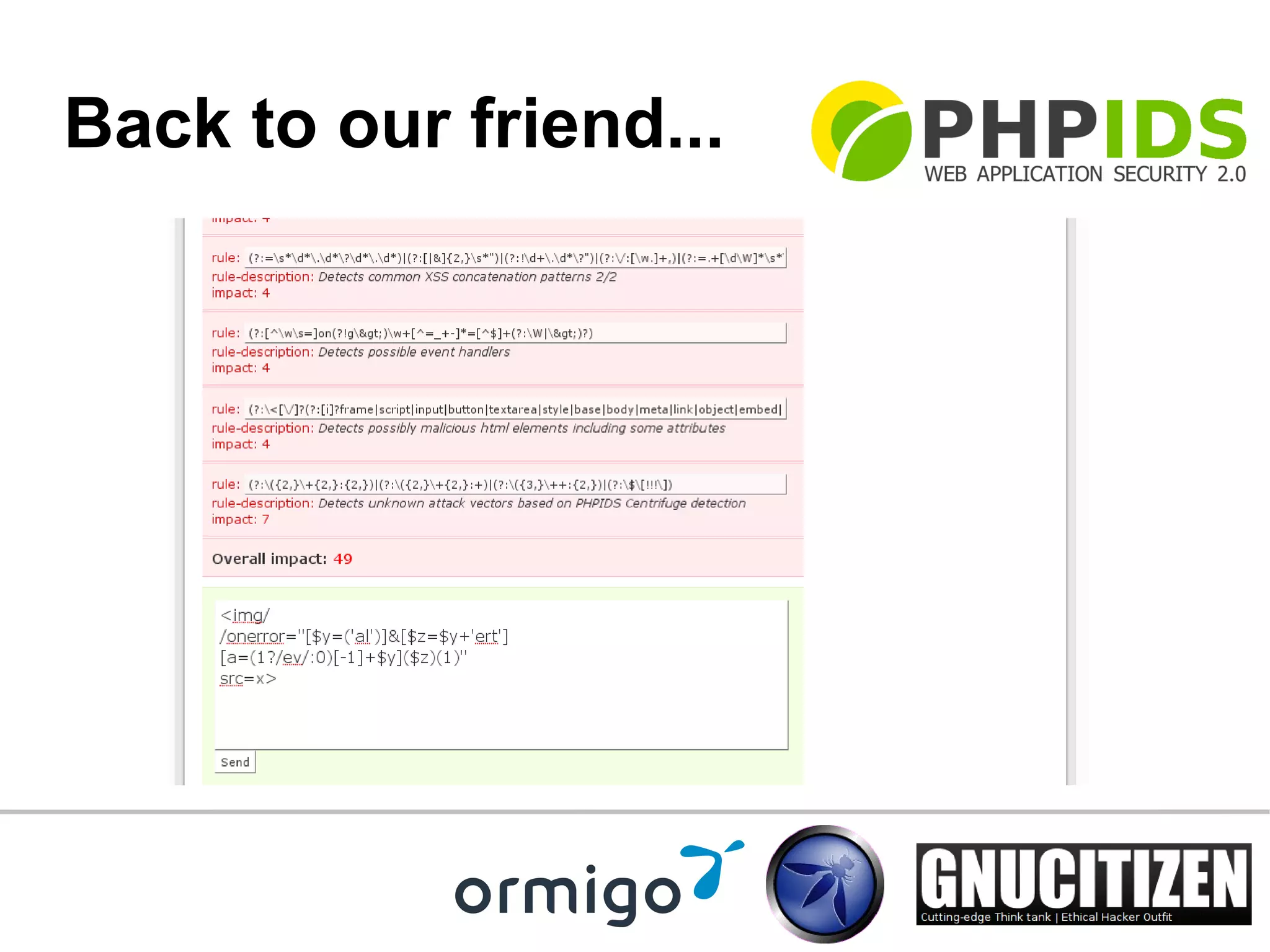 OWASP PHPIDS talk slides