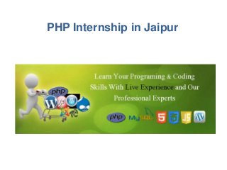 PHP Internship in Jaipur
 
