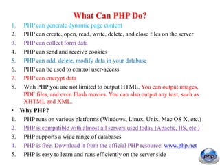 Php intro | PPT