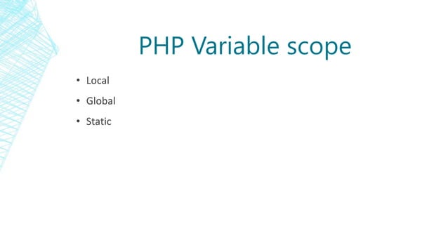 PHP Basics | PPT