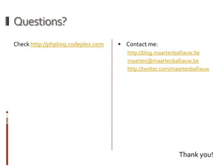 LinqToAzure$result = from('$employee')->in( array($azCli, 'employees', 'Employee') )       ->where('$employee => $employee->Name == "Bill"')       ->select('new {               "Name" => $employee->Name,               "Email" => $employee->Email             }');Array(    [0] => stdClass Object        (            [Name] => Bill            [Email] => bill.a@example.com        )    [1] => stdClass Object        (            [Name] => Bill            [Email] => bill.g@example.com        ))