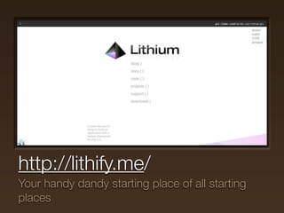 http://lithify.me/
Your handy dandy starting place of all starting
places
 