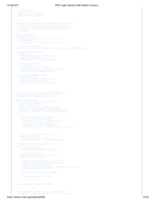 Php login system with admin features evolt | PDF
