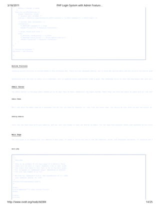 Php login system with admin features evolt | PDF