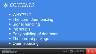Daemons in PHP