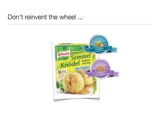 Don't reinvent the wheel ...
 