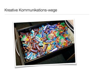 Kreative Kommunikations-wege
 