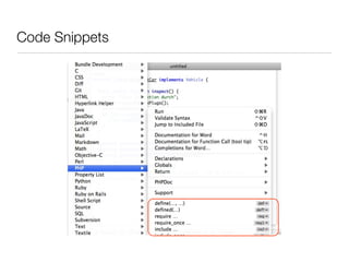 Code Snippets
 