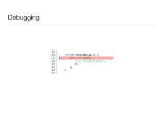 Debugging
 