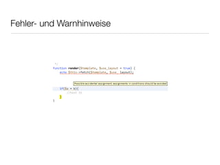 Fehler- und Warnhinweise
 