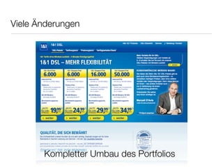 Viele Änderungen
Kompletter Umbau des Portfolios
 
