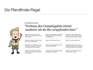Die Pfandﬁnder-Regel
 