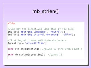 How to get mbstring Regular (but not “built-in”) extension for PHP 