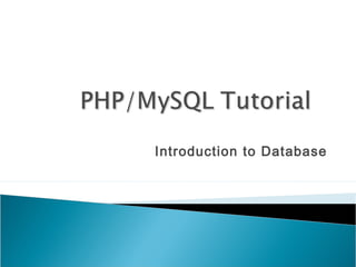 Introducation to php for beginners | PPT