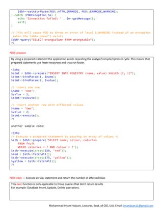 Web 10 | PHP with MySQL | PDF