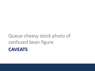 CaveatsQueue cheesy stock photo of confused bean figure