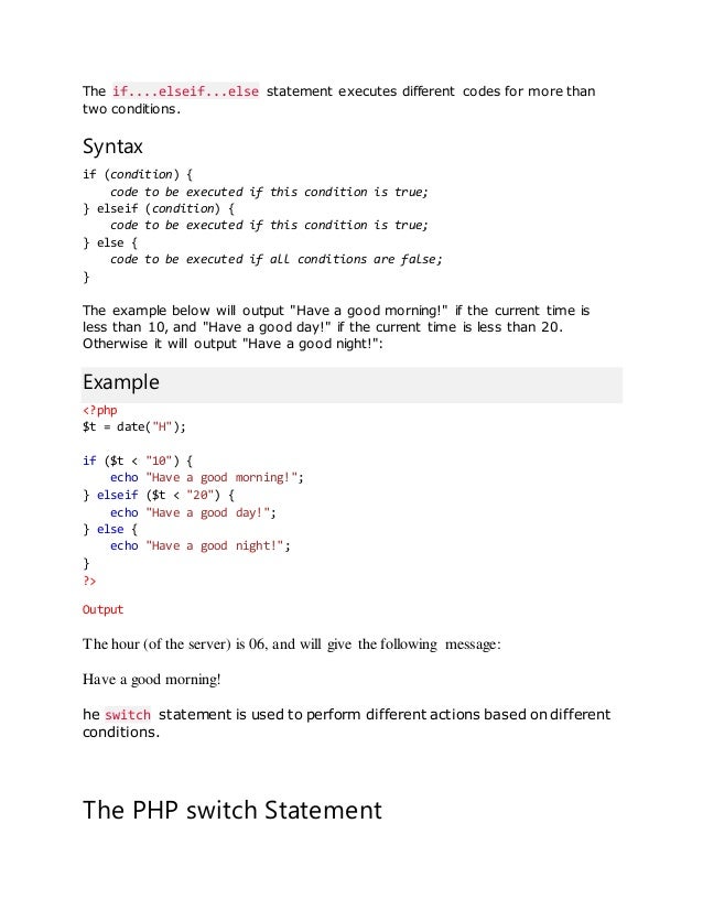 php if else statement shorthand php if else statement shorthand