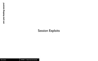Session Exploits 