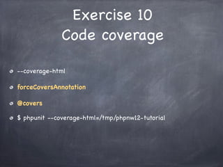 Test your code like a pro - PHPUnit in practice | PDF